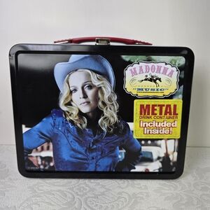 Madonna RARE Music Tin Lunchbox & Thermos 2000 Boy Toy Inc Madonna Merch! Y2K!